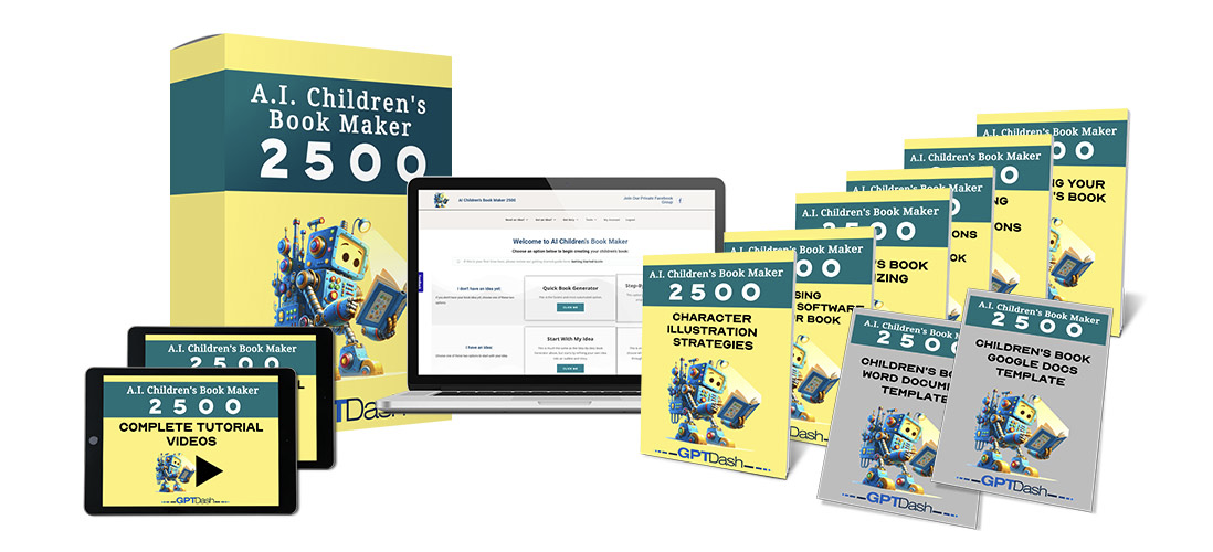 AI Children’s Book Maker 2500 OTO: Thousands of GREAT Childrens Books OTO With This A.I. Software
